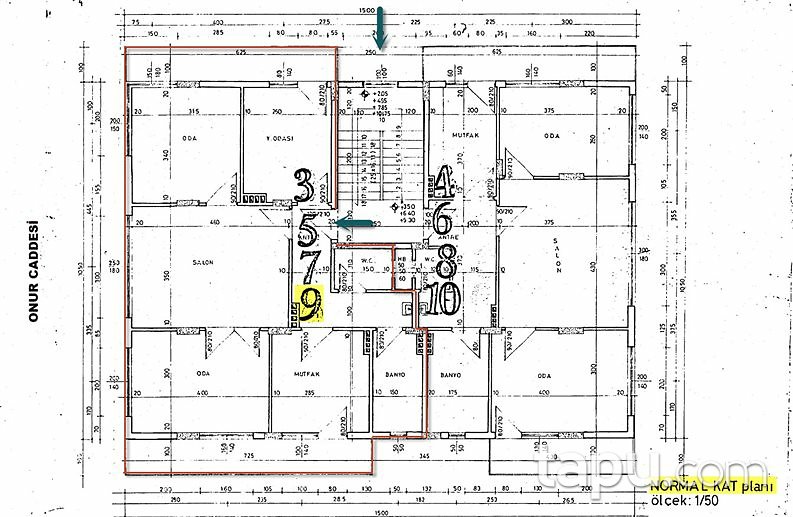 Ankara Sincan Atatürk Mahallesi'nde 3+1 Daire