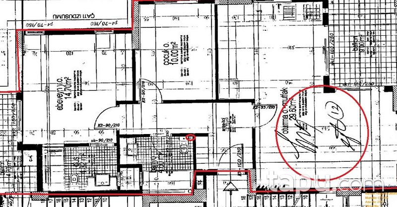 Mersin Yenişehir Çiftliköy Mahallesi'nde 95 m2 Daire