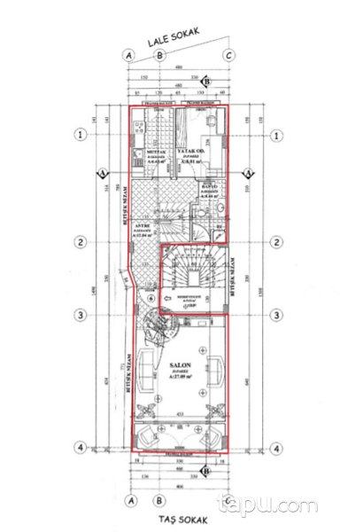 İstanbul Kağıthane Merkez Mahallesi'nde 3+1 124 m2 Dubleks Daire