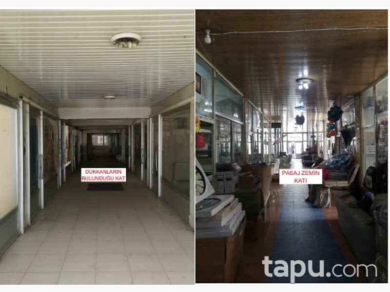 Ağrı Doğubeyazıt'ta İsmailoğulları Pasajı İçinde Dükkanlar