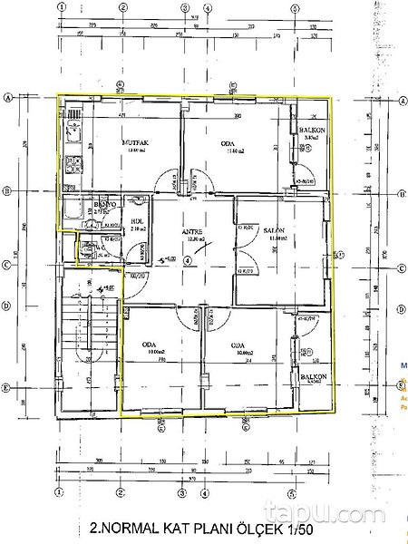 Samsun İlkadım İlyasköy Mahallesinde 3+1 Daire