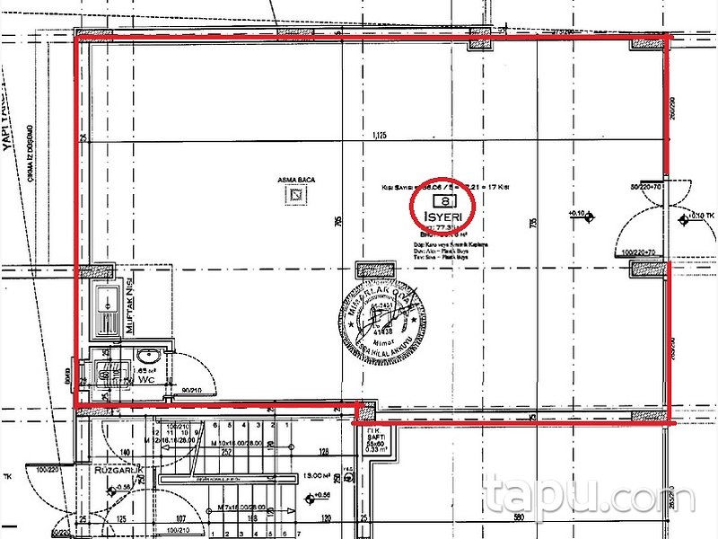 Ankara Çubuk'ta Cadde Cepheli Tabela Değeri Yüksek 78 m2 Dükkan