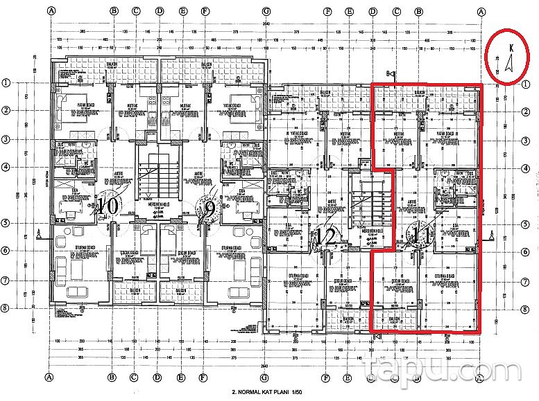 Şanlıurfa Devteyşti Mahallesi'nde 96 m2 3+1 Daire