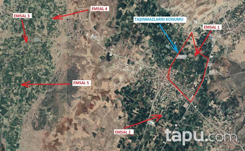 Isparta Kirlikkırı Mevkii'nde 1774 m2 Tarla