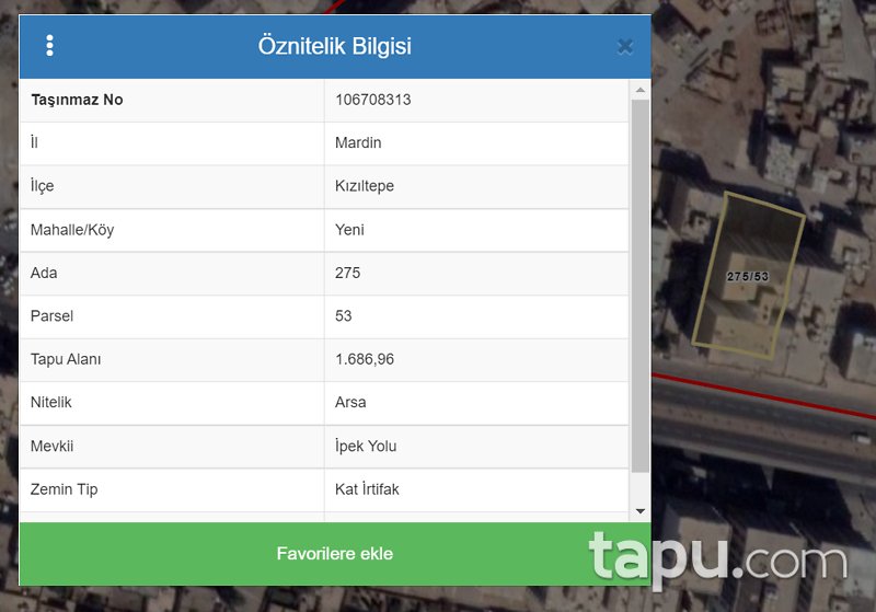 Mardin Kızıltepe İpek Yolu Üzerinde Yeni Binada 180 m2 Ara Kat Daire