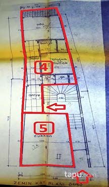 Samsun Bafra'da 50 m2 Hisseli Daire