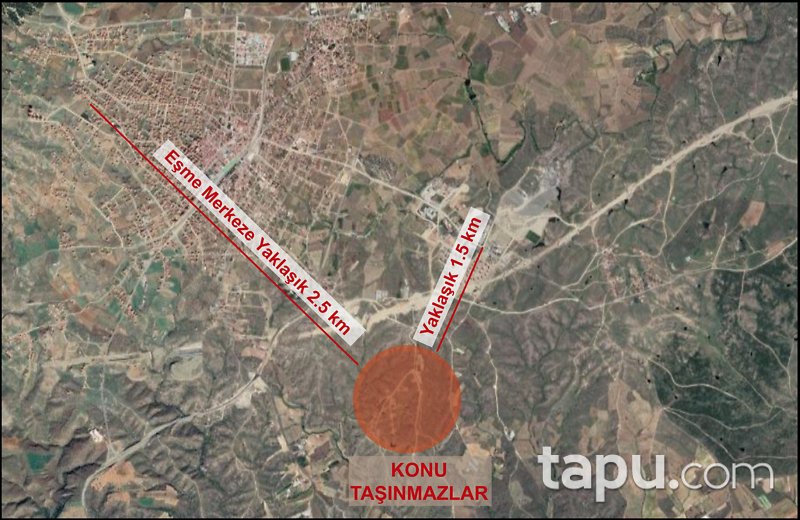 Uşak İstasyon Mahallesi'nde 409 m2 Konut İmarlı Arsa