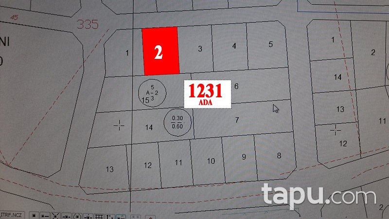 Uşak İstasyon Mahallesi'nde Merkezi Konumlu 345 m2 İmarlı Arsa