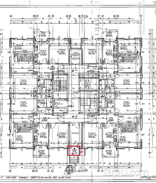 Sivas Vefa Konutları'nda 83 m2 Daire