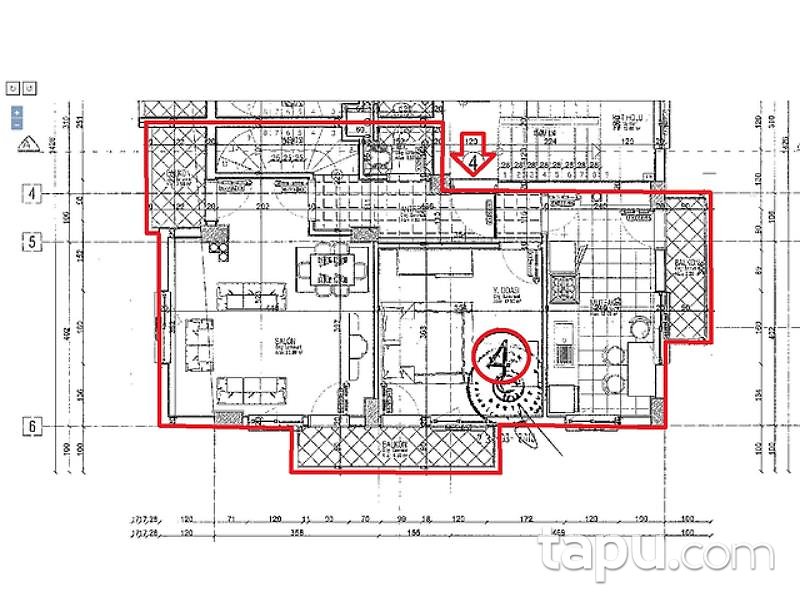 Kocaeli Çınarlı Mahallesi'nde 133 m2 Dubleks Daire (Z-213)