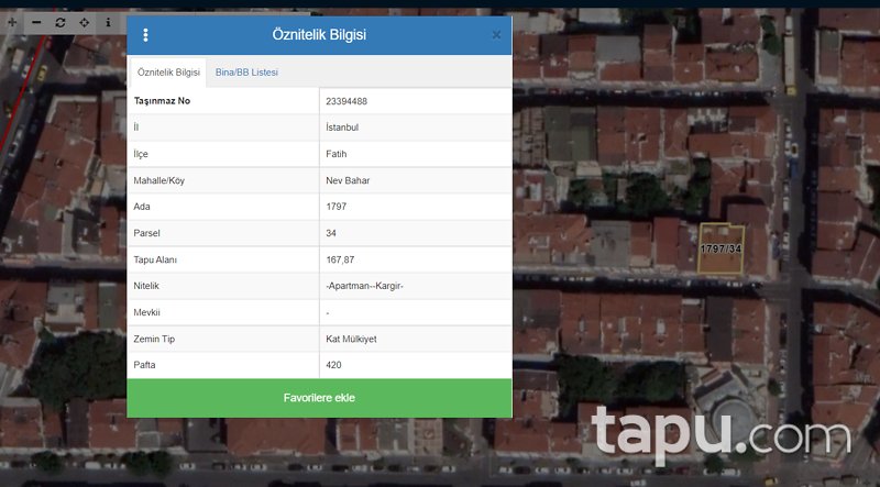İstanbul Fatih Haseki Sultan Mahallesi'nde 79 m2 Daire