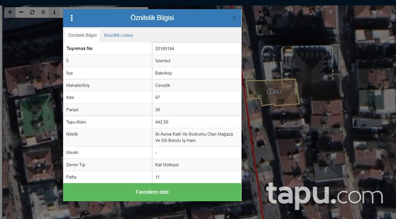 Bakırköy Cemal İş Hanı'nda 22 m2 Büro