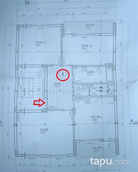 Giresun Güce'de Hastaneye Yakın 120 m2 Daire