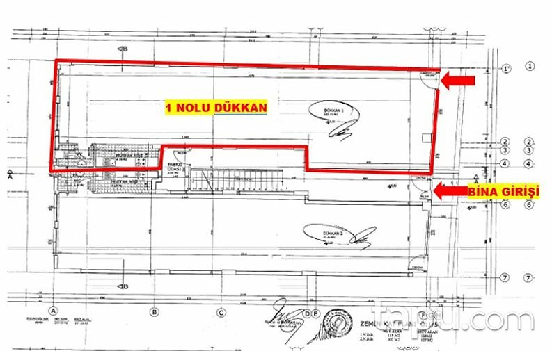 Hatay Arsuz'da Geniş Kullanımlı Dükkan