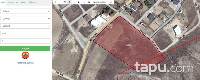 Ankara Çankaya Yenikent Mahallesi'nde 20 m2 Hisseli Arsa