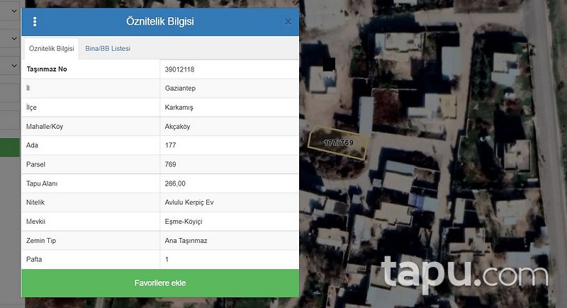 Gaziantep Karkamış'ta Avlulu Kerpiç Ev