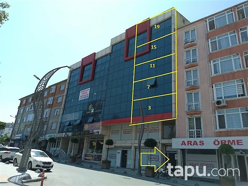 Tekirdağ Kapaklı İnönü Mahallesi'nde 74 m2 Dubleks Ofis