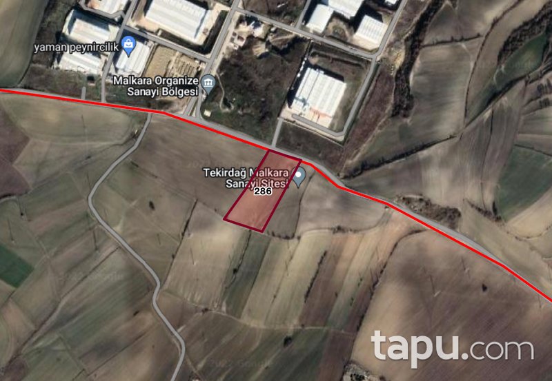 Tekirdağ Malkara Alaybey'de 15 Dönüm Tarla