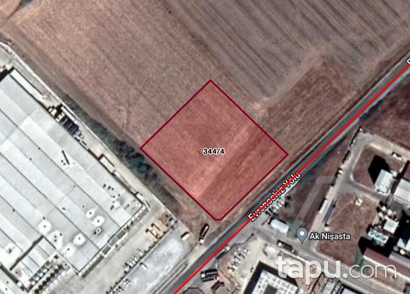 Kırklareli Lüleburgaz Evrensekiz Mahallesi'nde Sanayi İmarlı Arsa