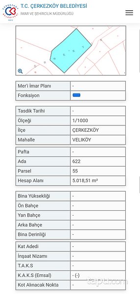 Çerkezköy Teknoloji Geliştirme Sanayi Alanlarına Komşu Tarla