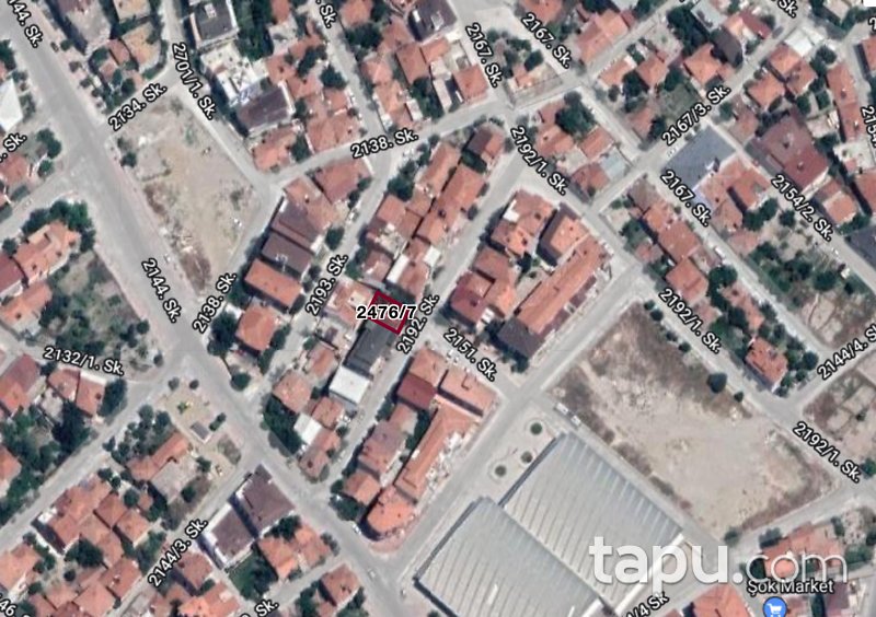 Denizli Pamukkale'de 134 m2 İmarlı Arsa