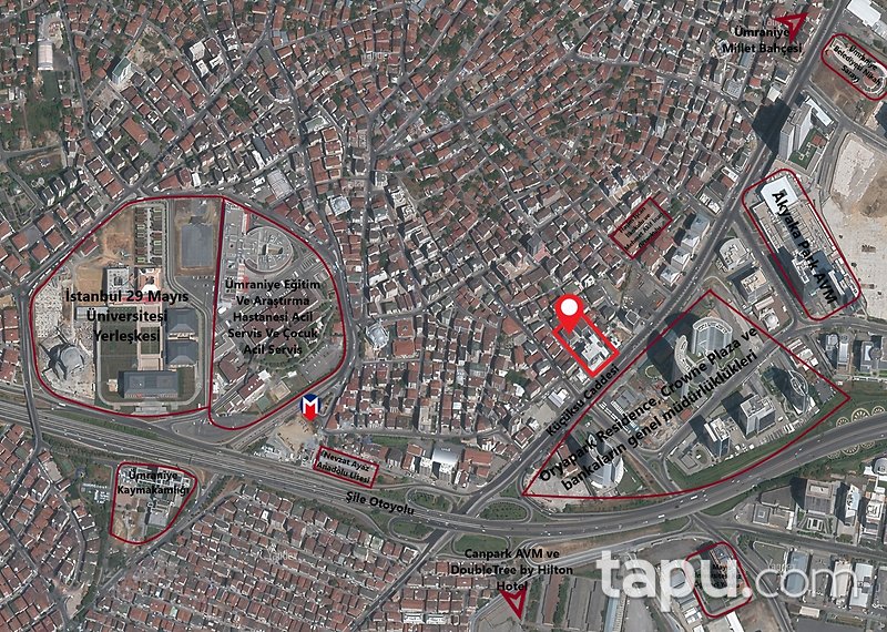 Ümraniye İnkilap Mahallesi 2+1 Daire