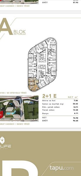 Uplife Kadıköy Projesi'nde 2+1 Lüks Rezidans Daire