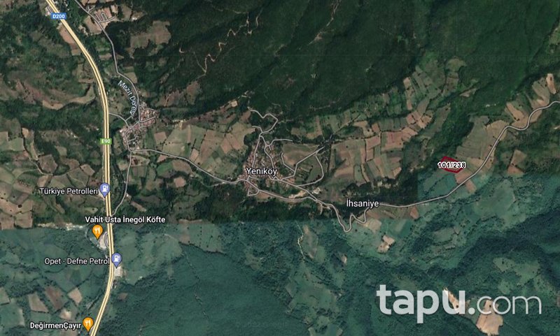 İnegöl İhsaniye'de Yatırımlık 10 Dönüm Tarla