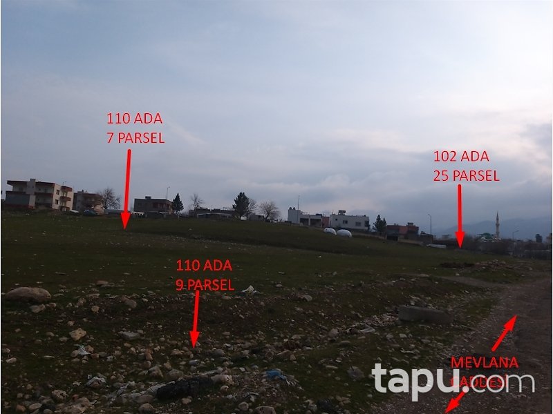 Siirt Kurtalan Yayıkdere Köyü'nde 637 m2 İmarlı Arsa