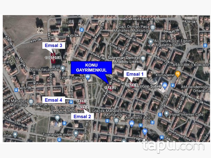 Sincan Gaziosmanpaşa Mahallesi'nde 3+1 Daire