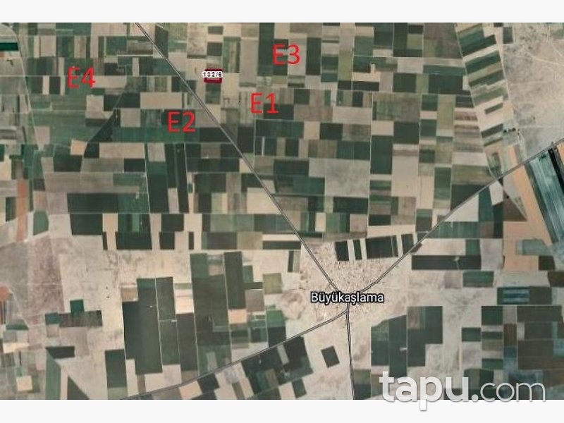 Çumra Büyükaşlama'da Yatırımlık Hisseli 47 Dönüm Tarla