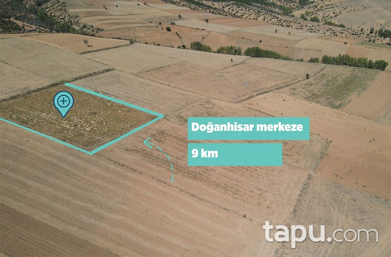 Konya Doğanhisar Yazlıca Mahallesi'nde 3.728 m2 Tarla