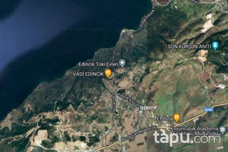 Bandırma Edincik Mahallesi'nde Yerleşim Yerine Yakın 962 m2 Tarla