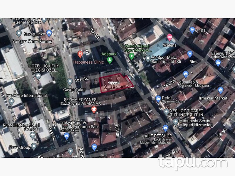 Esenyurt Gülistanbul Sitesi'nde 2+1 Ara Kat Daire