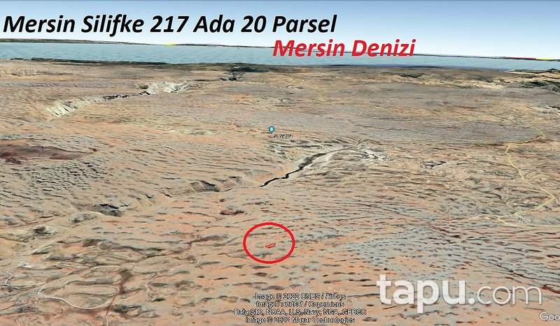 Mersin Silifke'de 3.655 m2 Yatırımlık Tarla