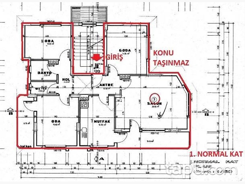 Akyurt Yıldırım Mahallesi'nde 3+1 Geniş Kullanımlı Daire