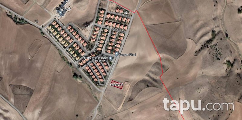 Ankara Etimesgut Şehit Ali Mahallesi'nde Güzel Konumda 1.167 m2 Villa İmarlı Arsa