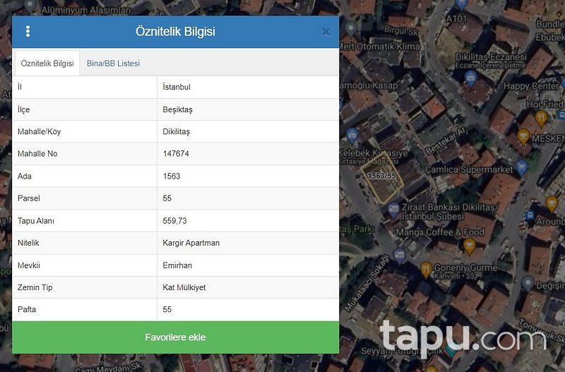 Beşiktaş Dikilitaş'ta 250 m2 Depolu Dükkan