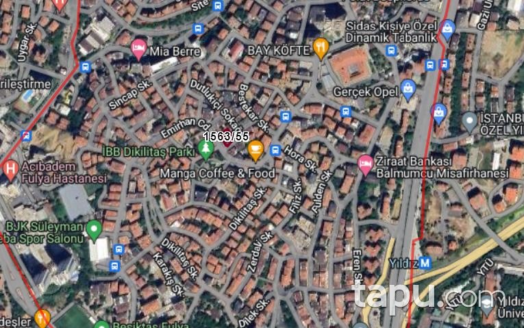 Beşiktaş Dikilitaş'ta 250 m2 Depolu Dükkan