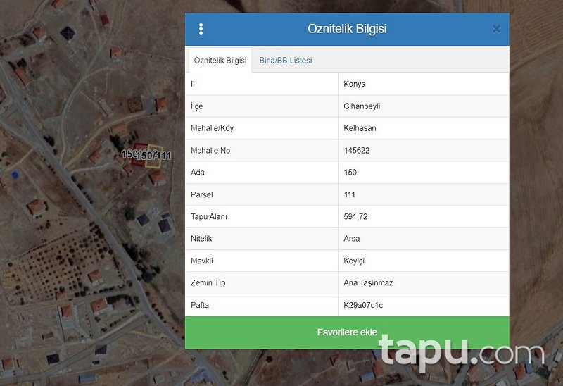 Cihanbeyli Kelhasan Mahallesi'nde 2 Adet Konut İmarlı Arsa