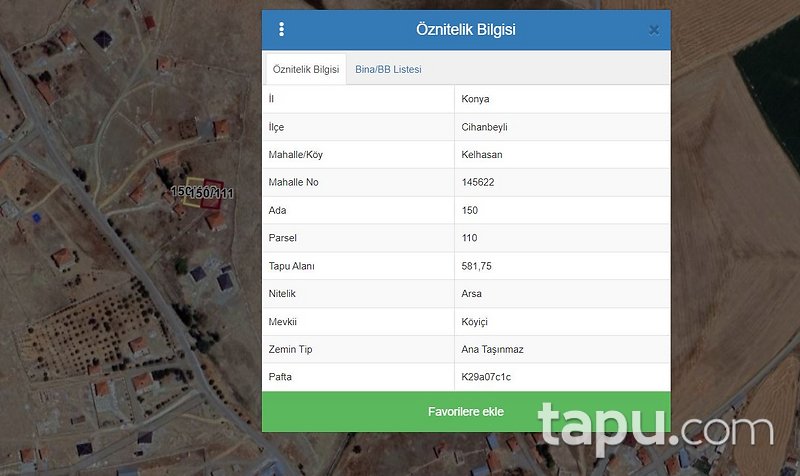 Cihanbeyli Kelhasan Mahallesi'nde 2 Adet Konut İmarlı Arsa