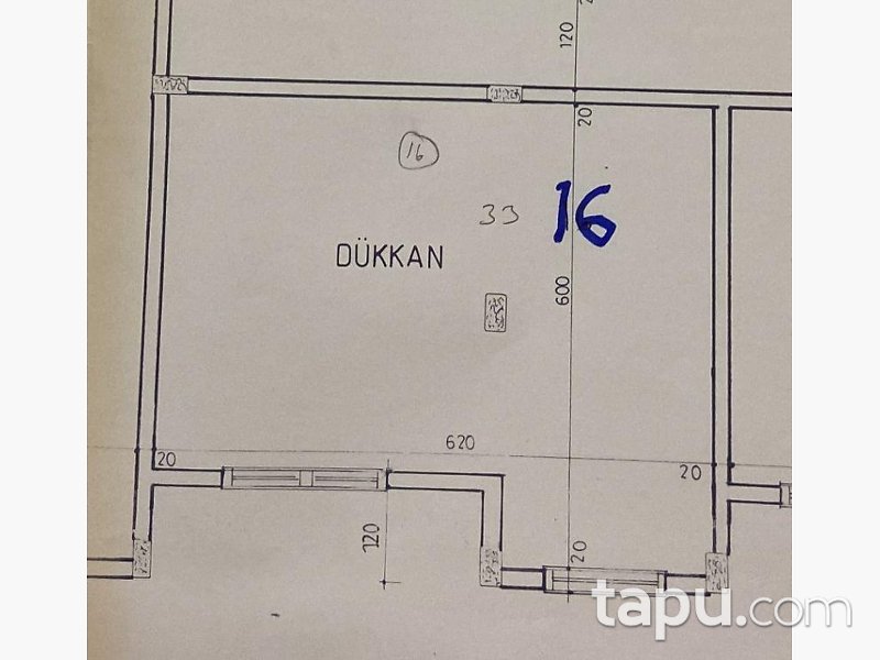 Kocaeli Gölcük Kavaklı Mahallesi'nde 36 m2 Dükkan