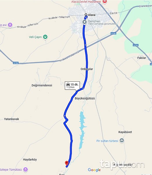 Çorum Alaca Evci'de 4.460 m2 Tarla