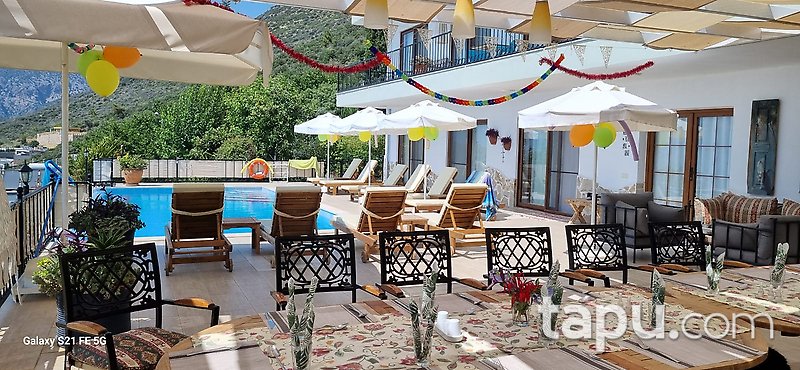 Kalkan Üzümlü'de Yüksek Getiri Potansiyelli, Turizm Belgeli Villa