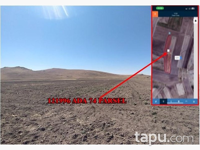 Ankara Gölbaşı Gölbek'te Yarı Hisseli 8 Dönüm Tarla