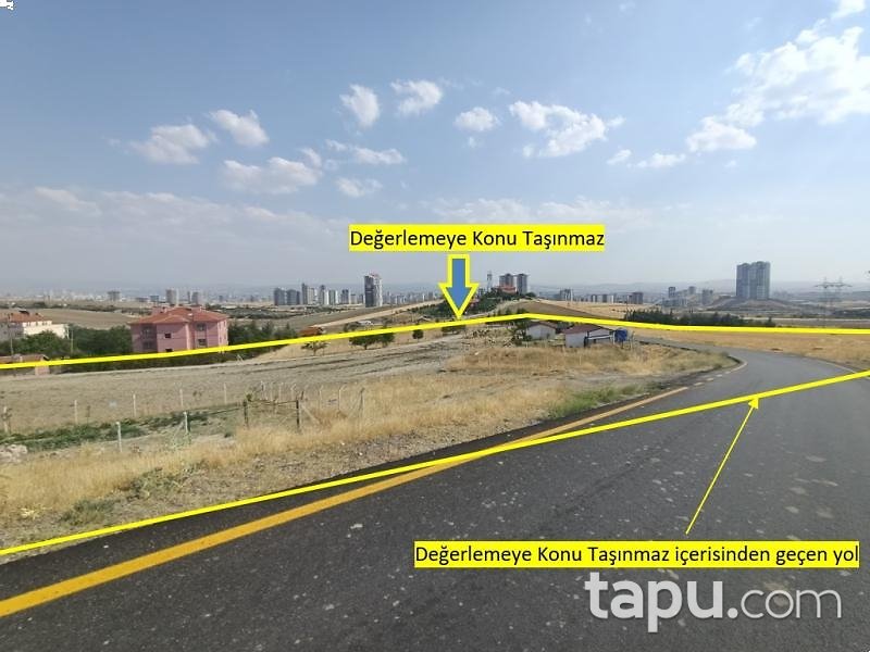 Ankara Yenimahalle Yuva Mahallesi'nde 87 m2 Hisseli Tarla