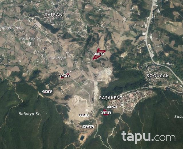 Yalova Merkez Safran Mahallesi'nde Hisseli 7 Adet Tarla (AS-00909)
