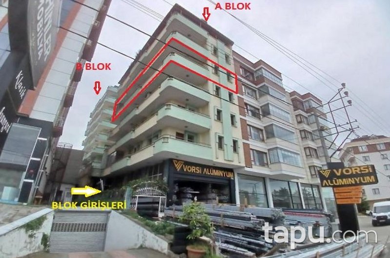 Akçaabat Sahil Yolu Orta Caddesi'ne Cepheli 3+1 Daire