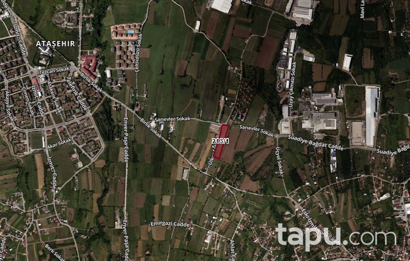Kartepe Şevkatiye Mahallesi'nde Hisseli 536 m2 Tarla
