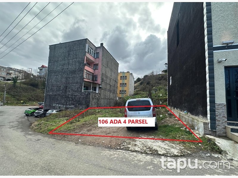 Trabzon Ortahisar Çimenli Mahallesi'nde Yarı Hisseli Konut İmarlı Arsa
